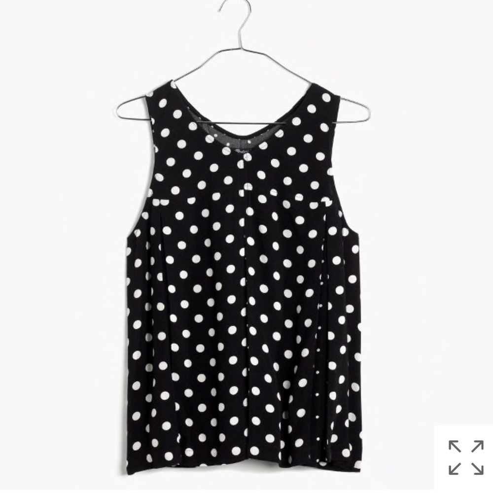 madewell trapeze polka dot tank - Picture 3 of 3